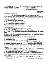 4 Đề khảo sát chất lượng cuối năm môn Giáo dục công dân Lớp 11 - Trường THPT A Duy Tiên